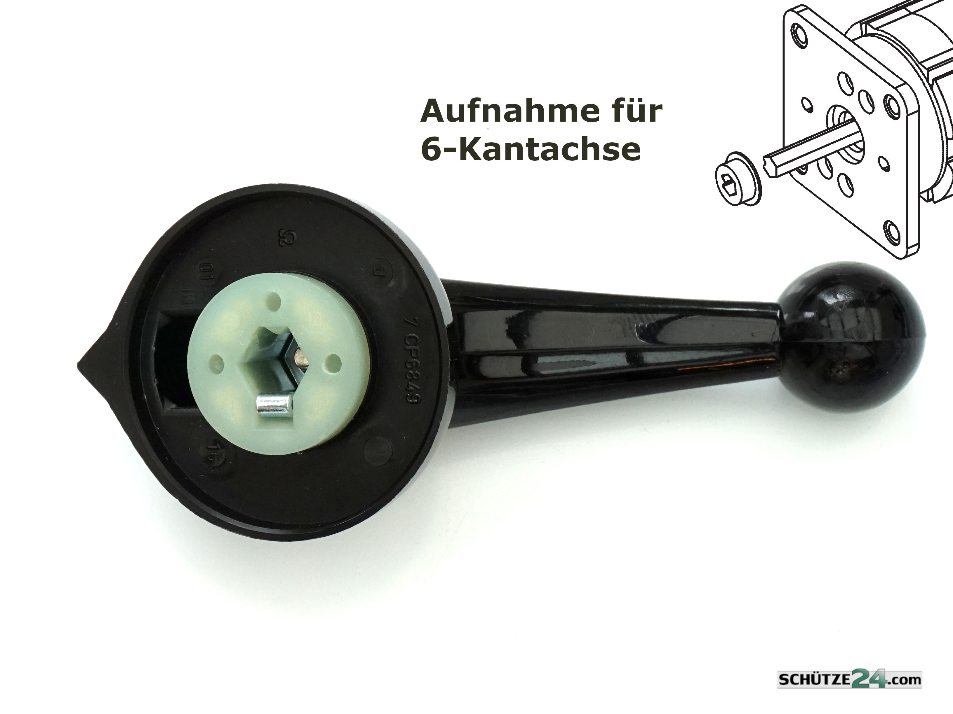 H1526 Kugelgriff schwarz