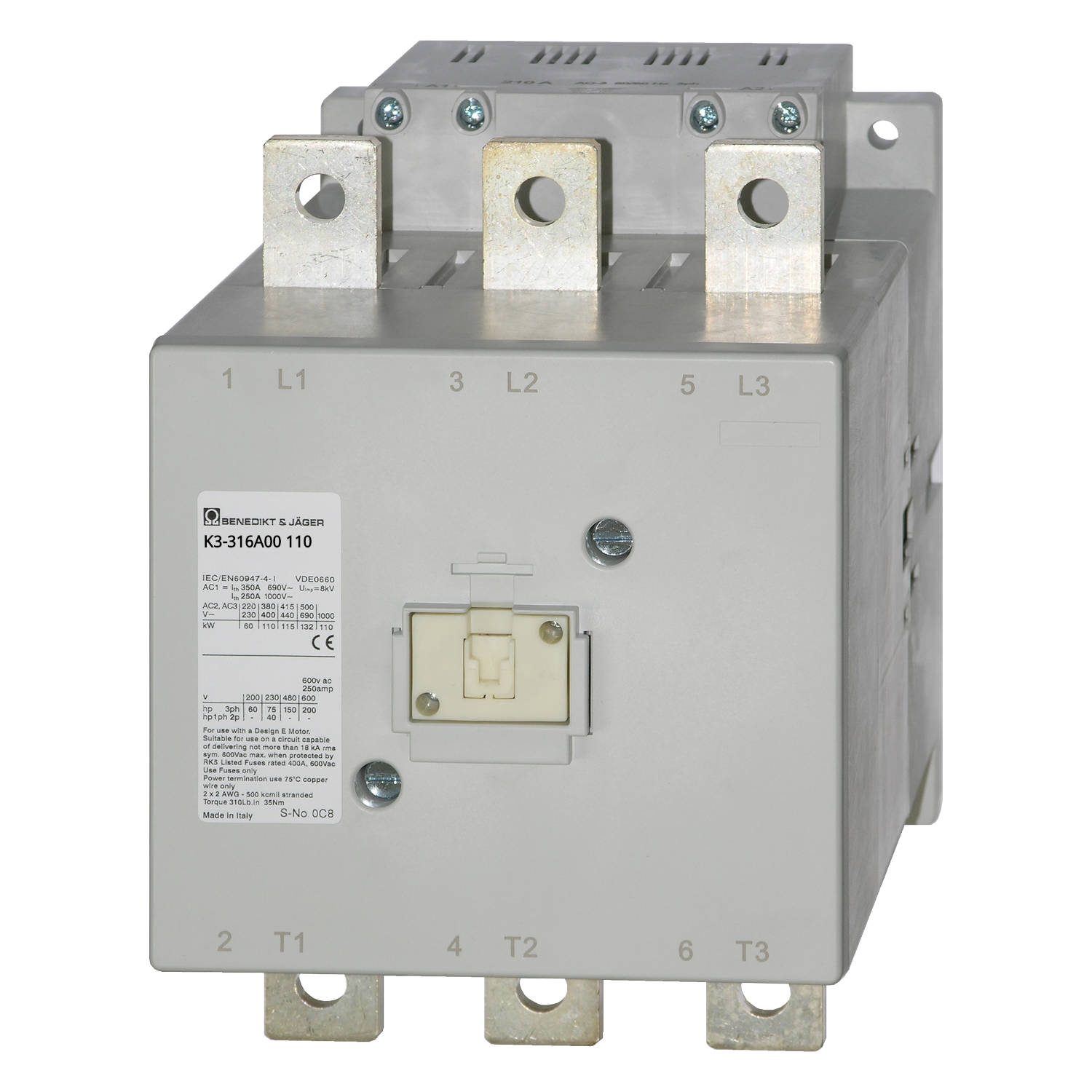 K3-316A00 110 mit 110VAC/DC Spule