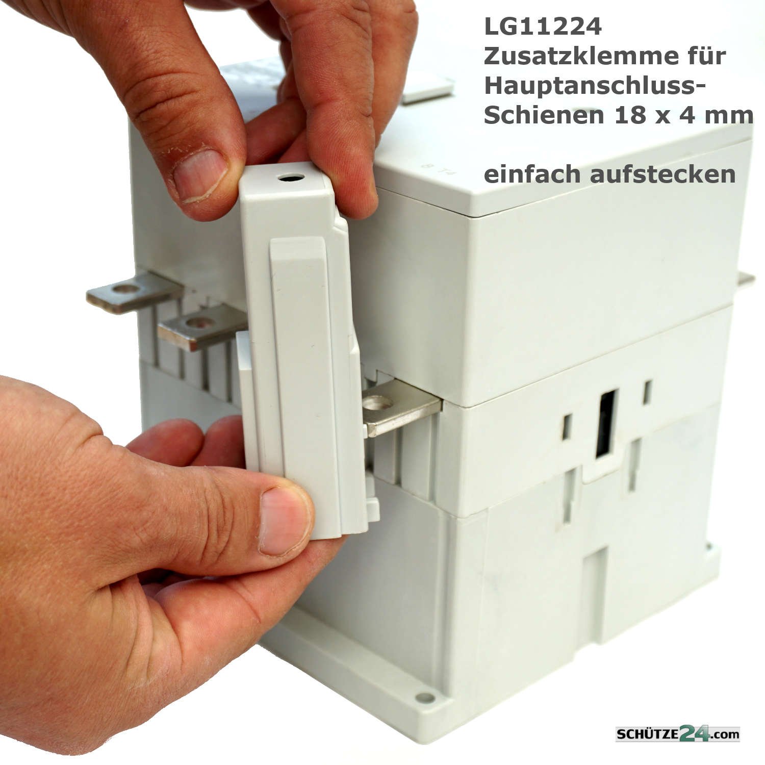 LG11224 Schraubklemme einfach aufstecken