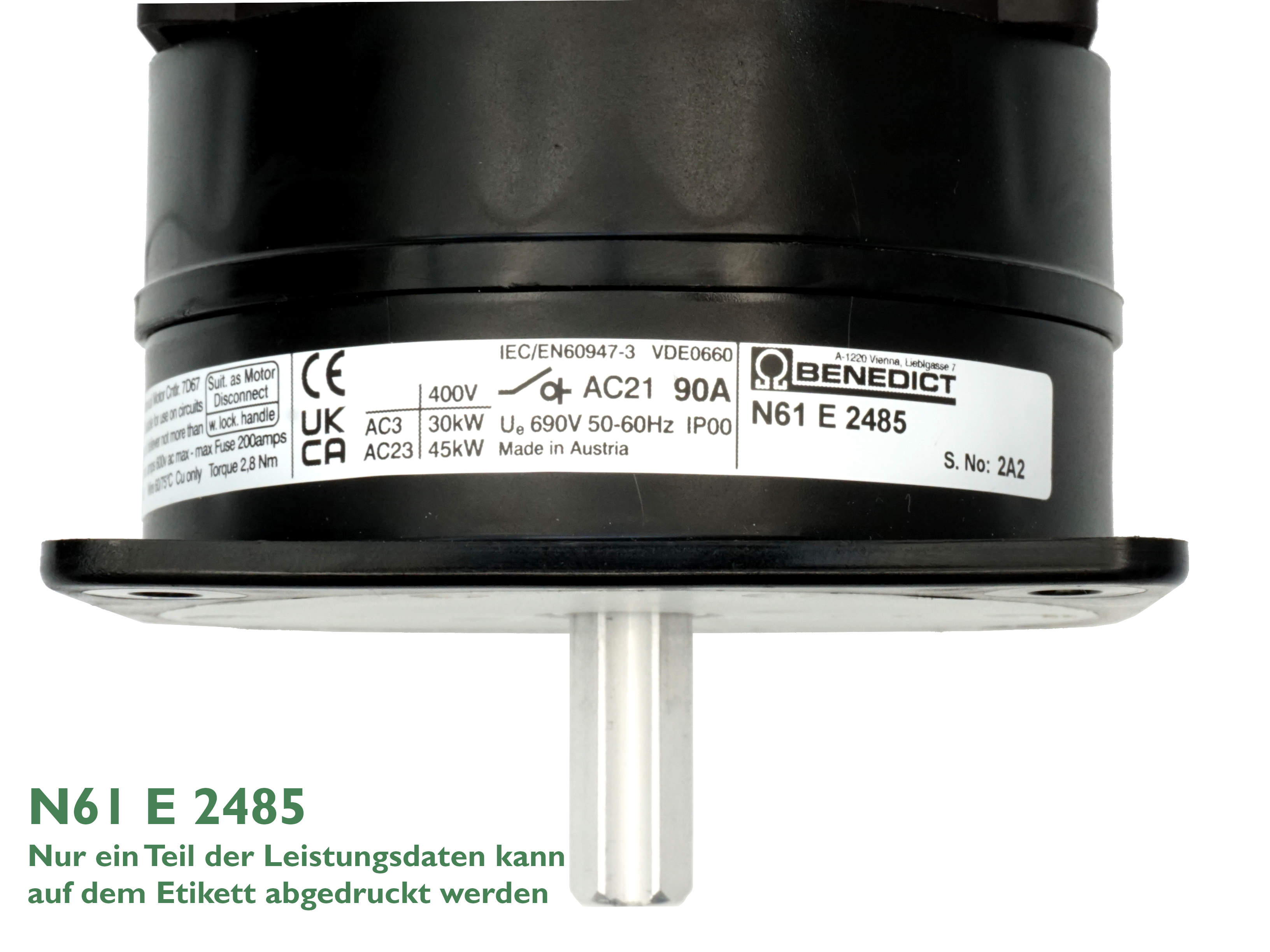 N60 N61 E 2485 Schalter Boot Accumot 3 Stufen Telux