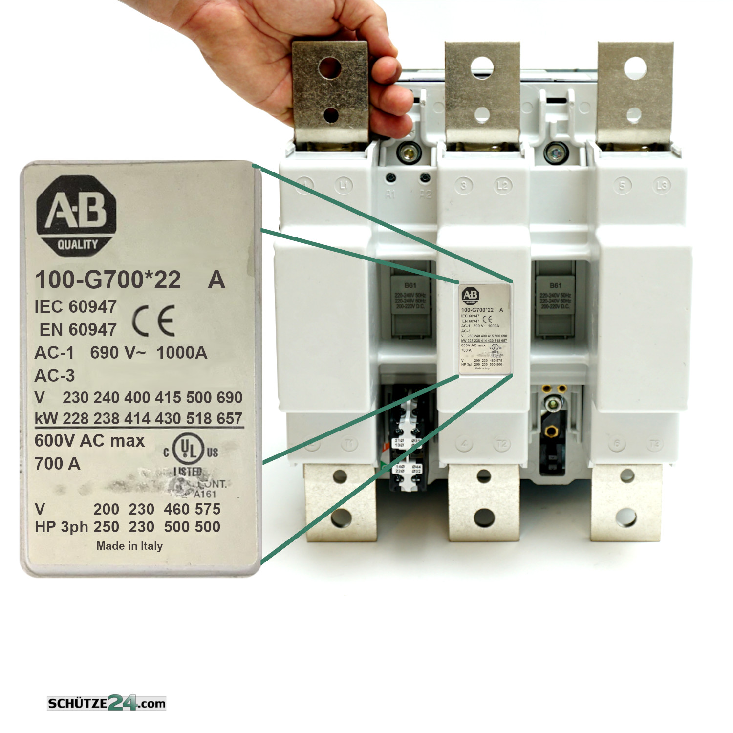 K3-700-Allen-Bradley 100-G700x22-alternative